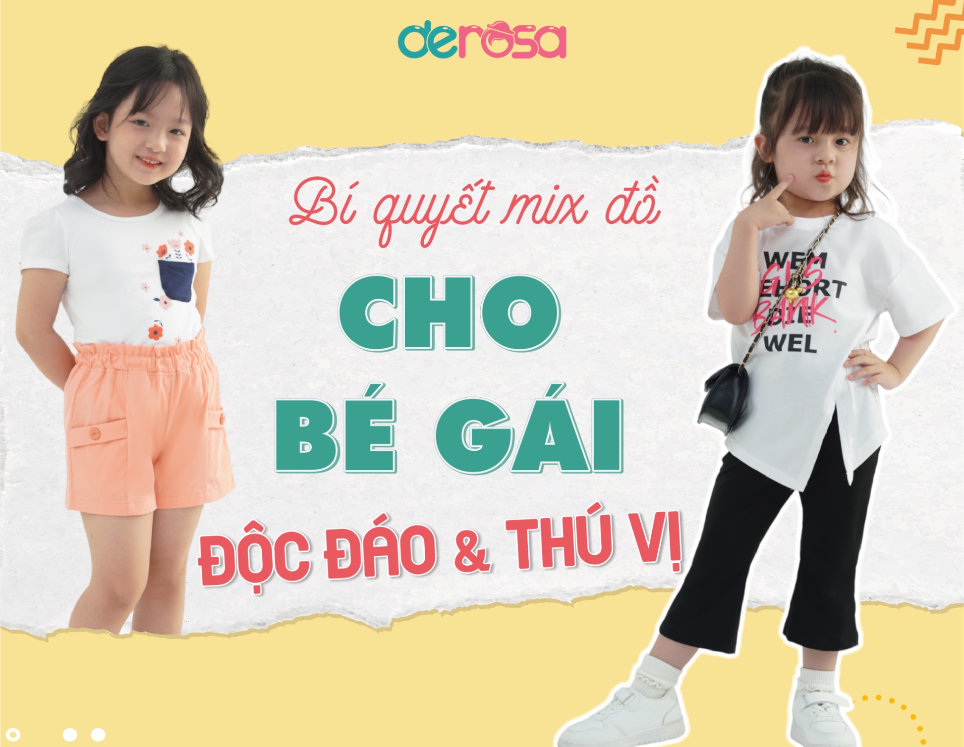 BÍ QUYẾT MIX ĐỒ CHO BÉ GÁI ĐỘC ĐÁO VÀ THÚ VỊ