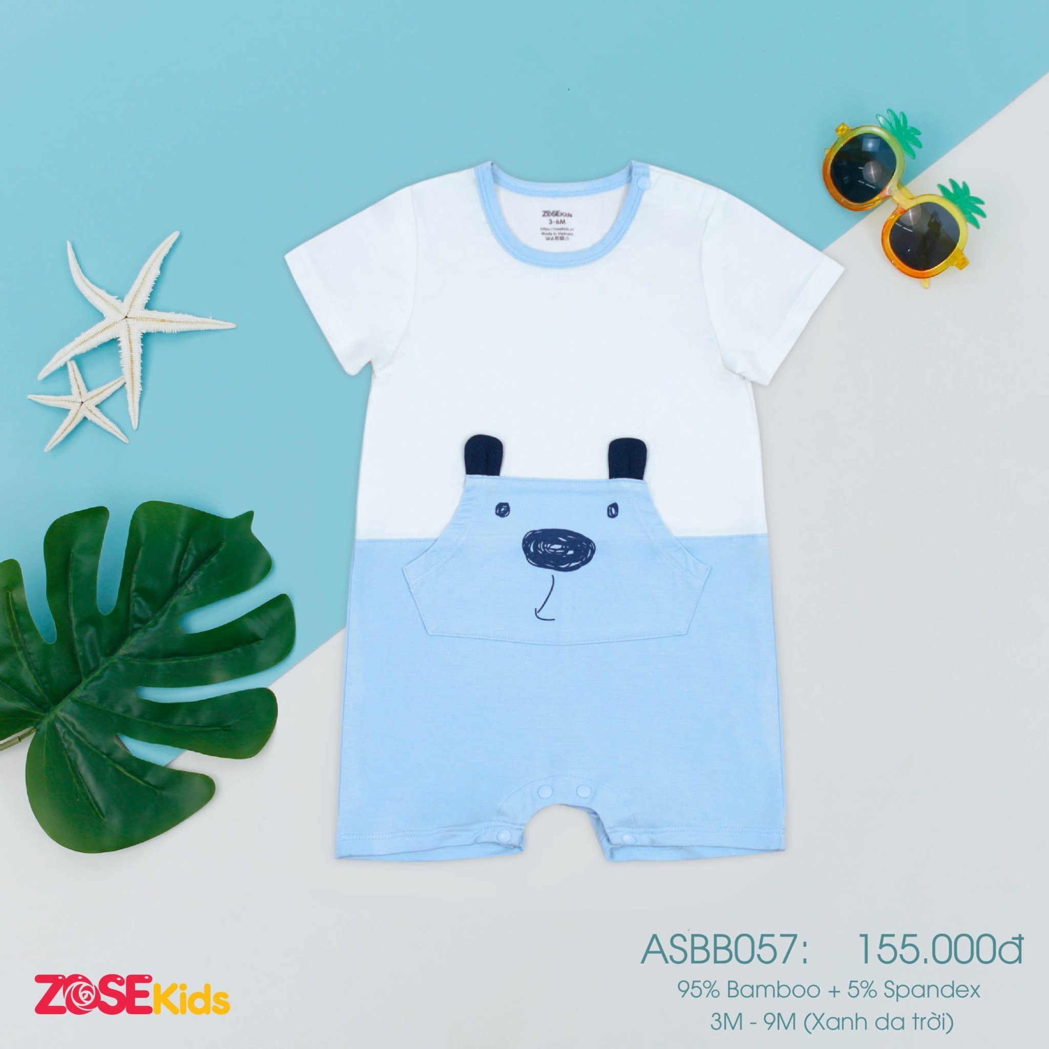 ASBB057 -Body cộc tay (3-9M)
