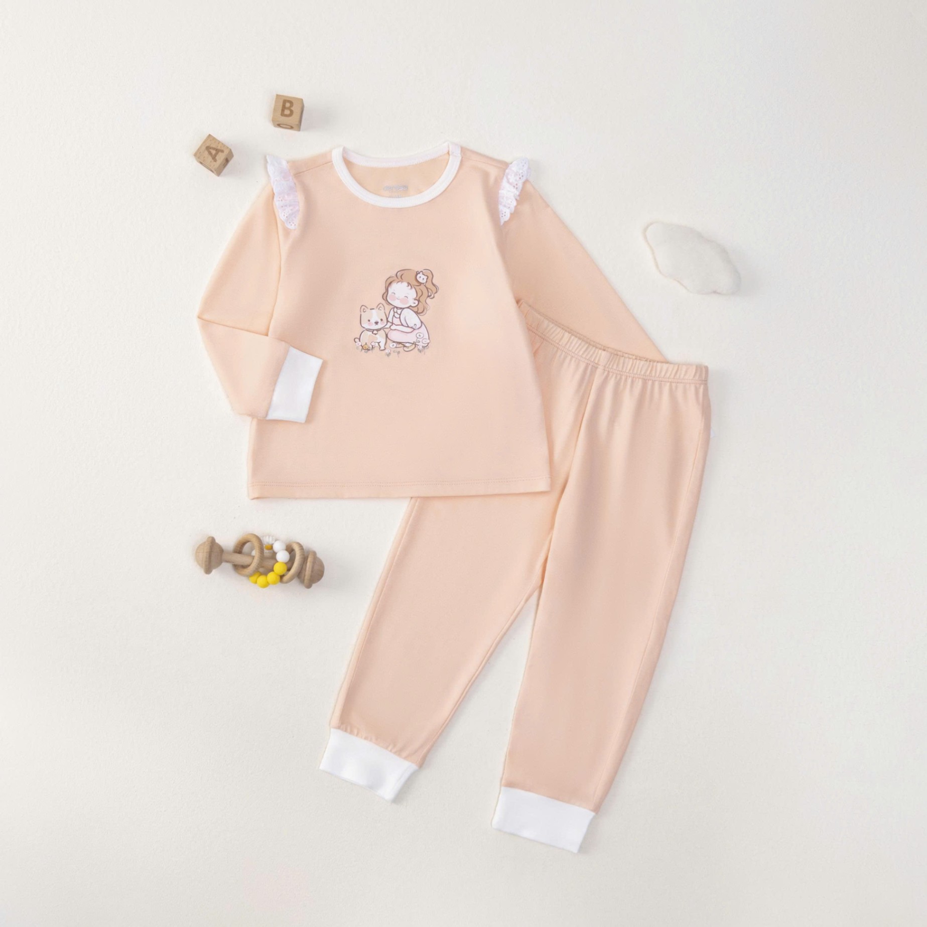 Bộ DT phối ren vai BG (6-24M) Cam