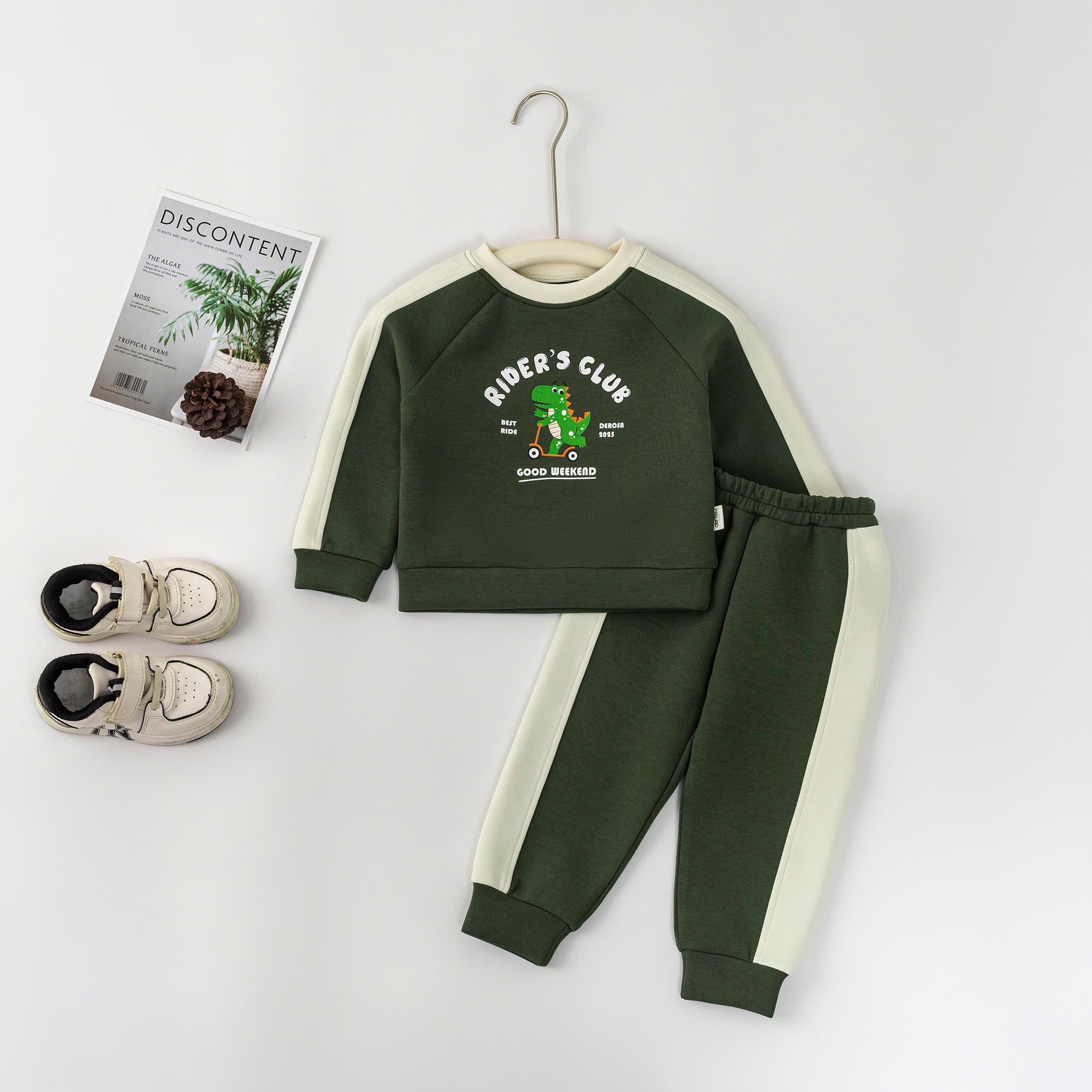 Bộ Thu Đông BT (9-36M) Xanh olive