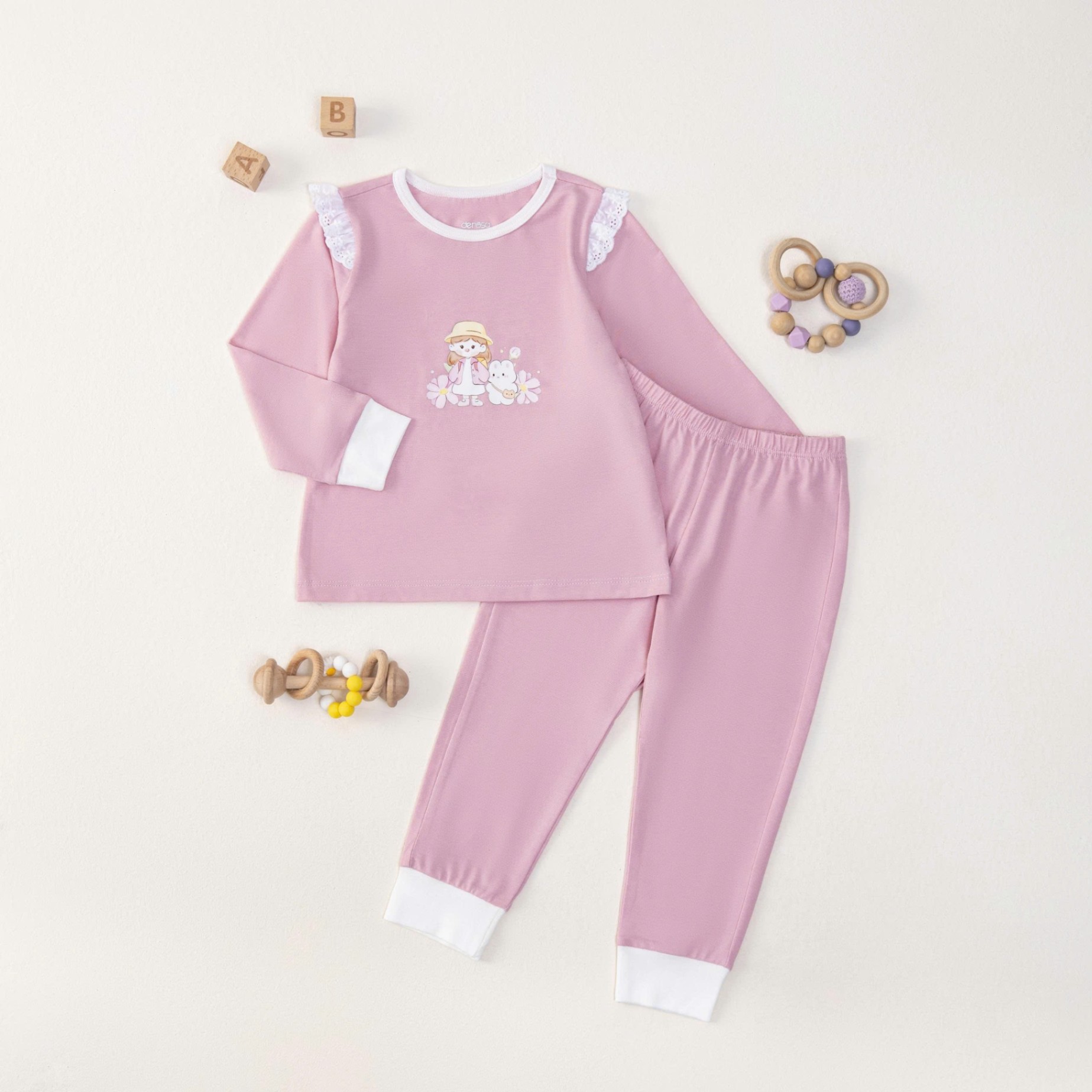 Bộ DT phối ren vai BG (6-24M) Cam