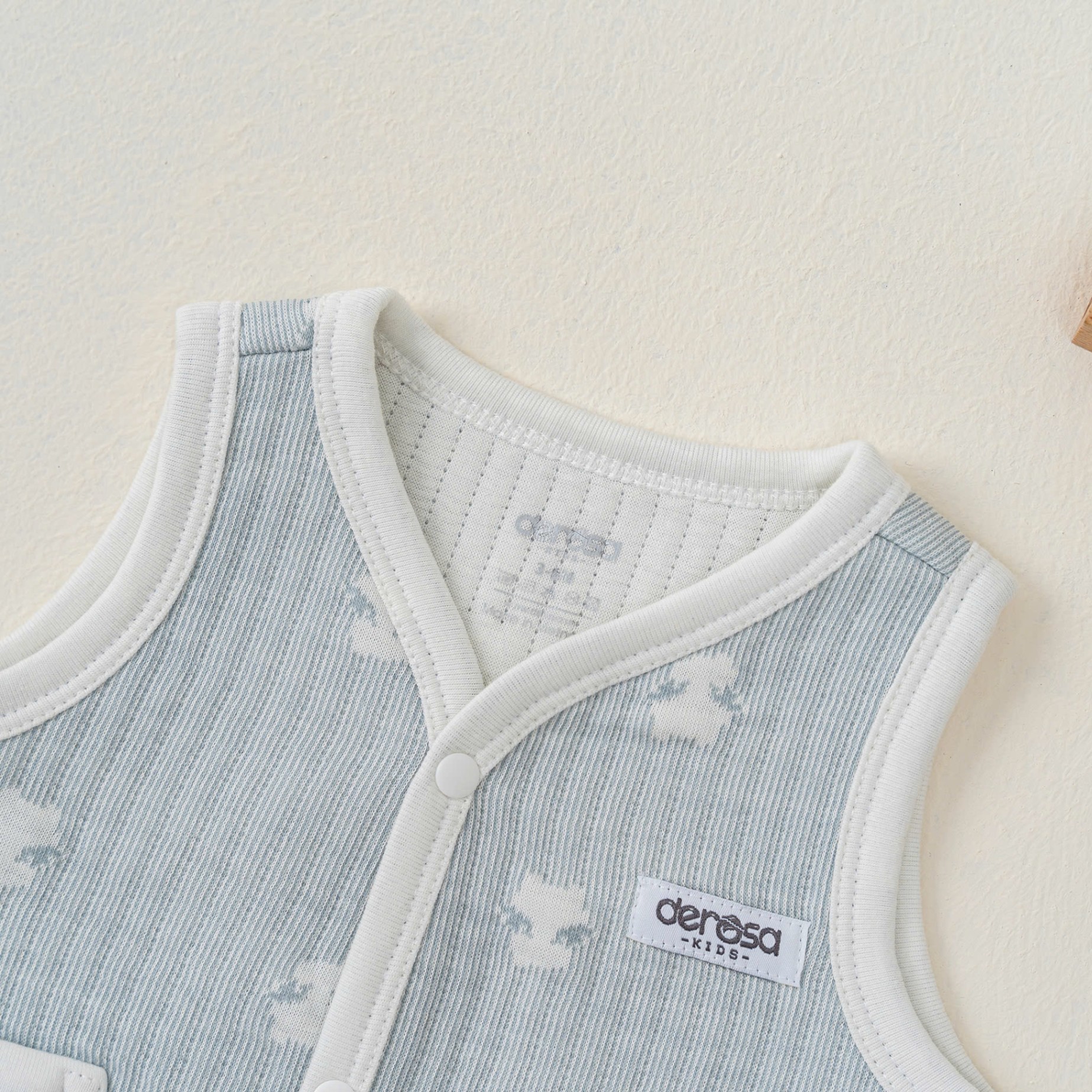 Áo Gile SS trần bông (0-12M) Hồng
