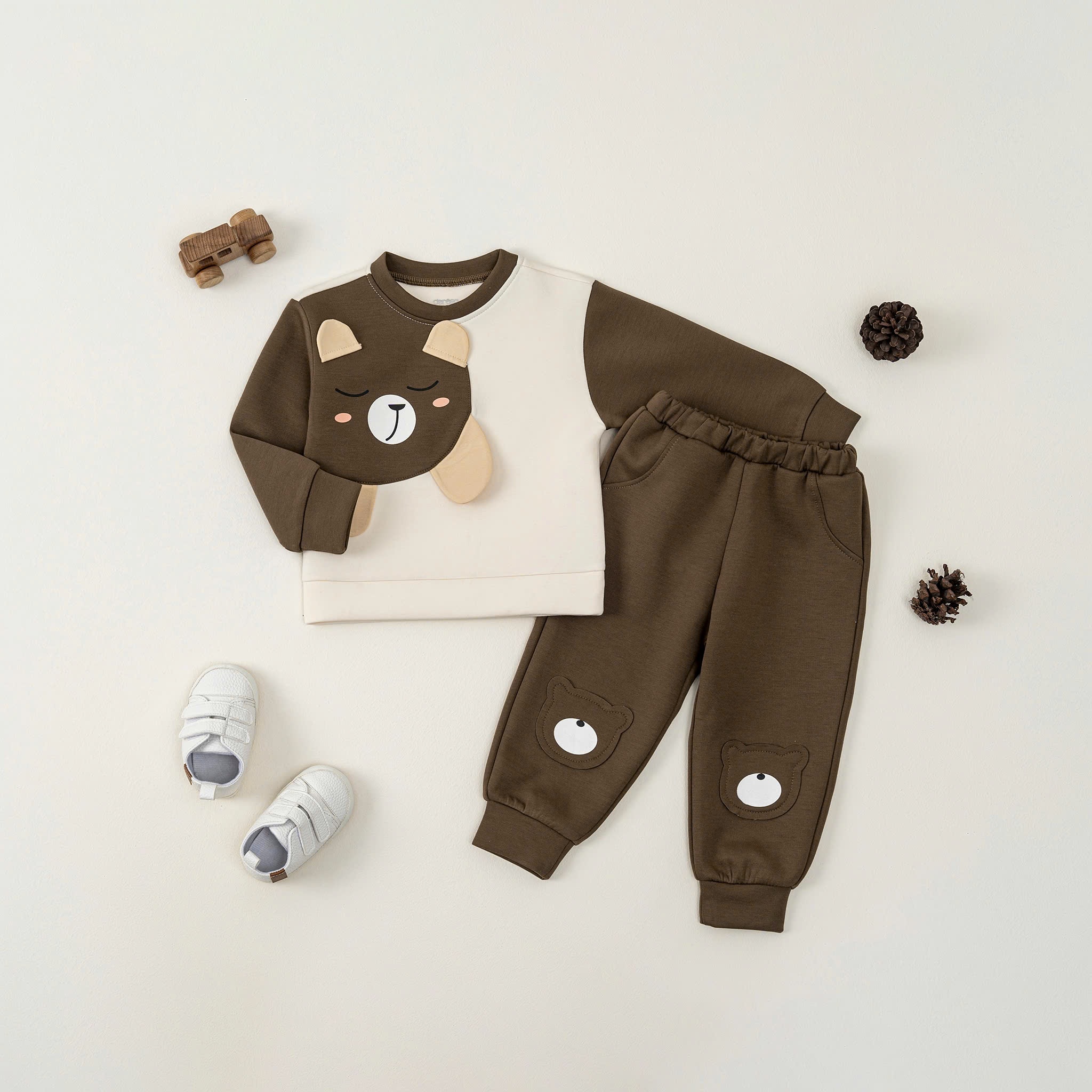 Bộ Thu Đông BT gấu (6-36M) Xanh