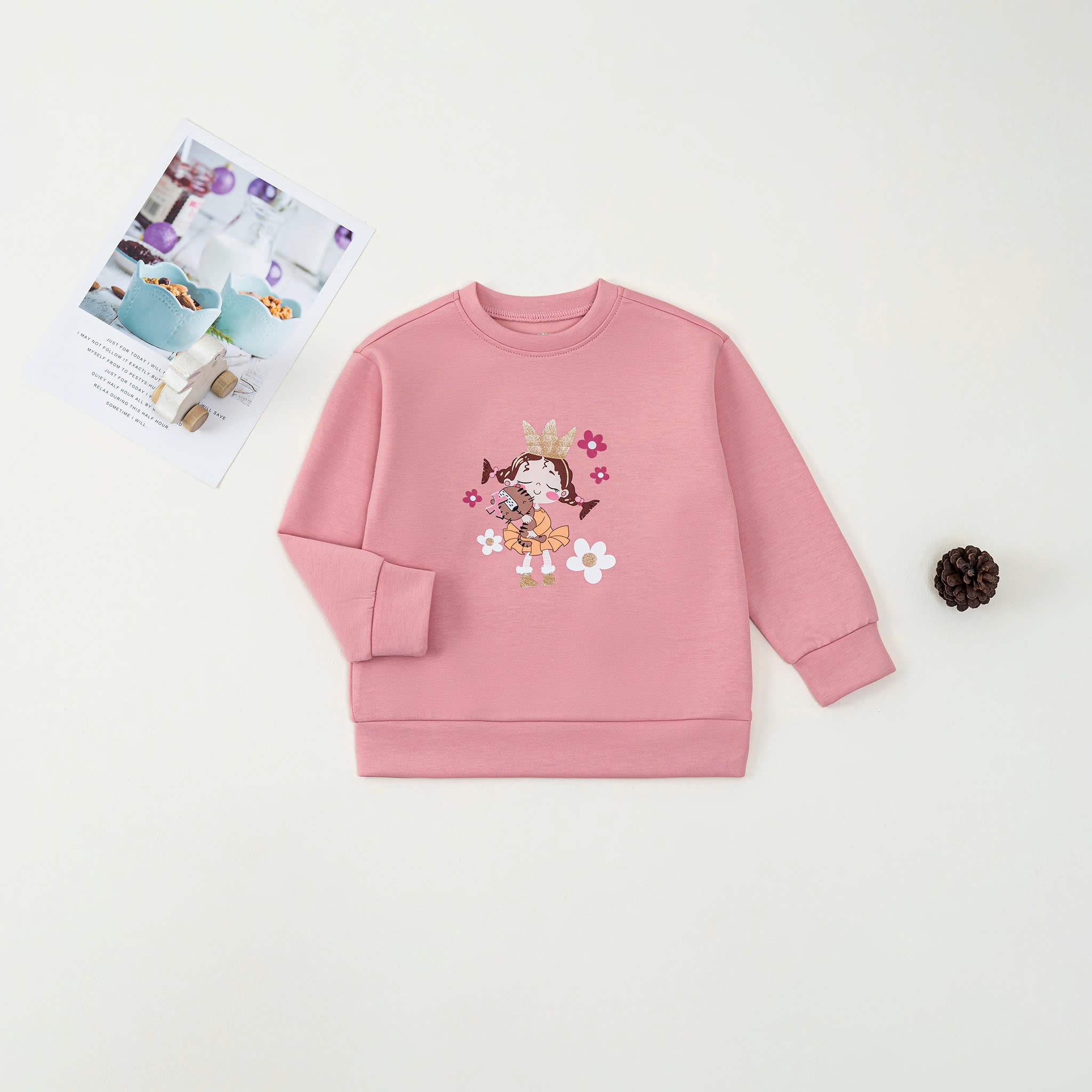 Áo DT thu đông BG (1-4Y) Hồng