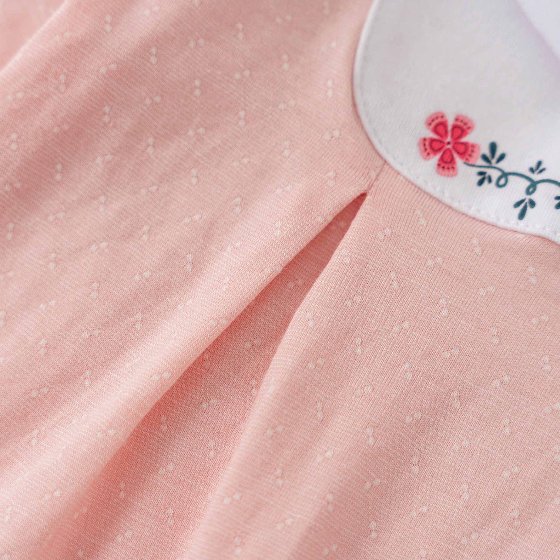 Bộ dài tay cổ sen BG (6-36M) Be