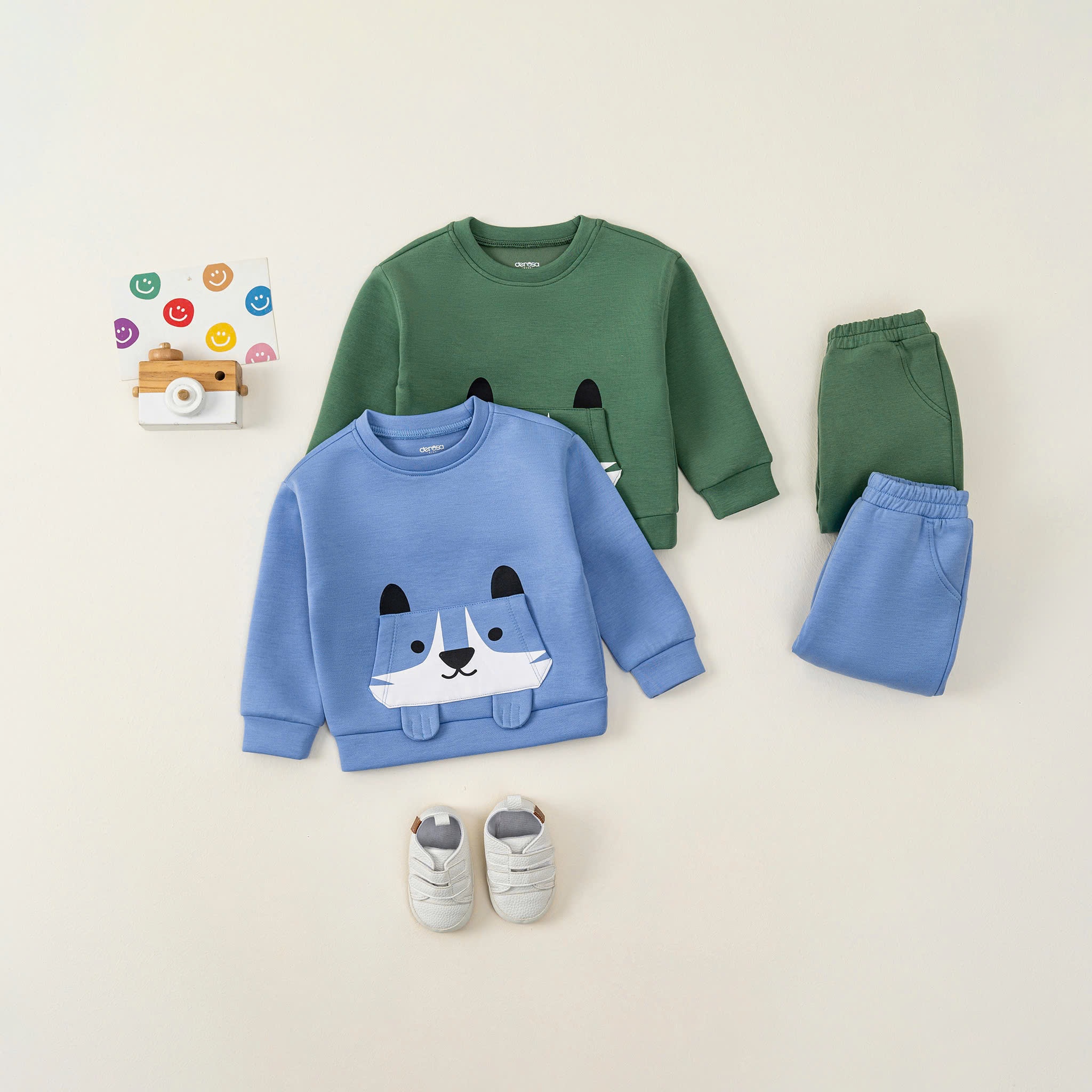 Bộ Thu Đông BT (9-36M) Xanh blue