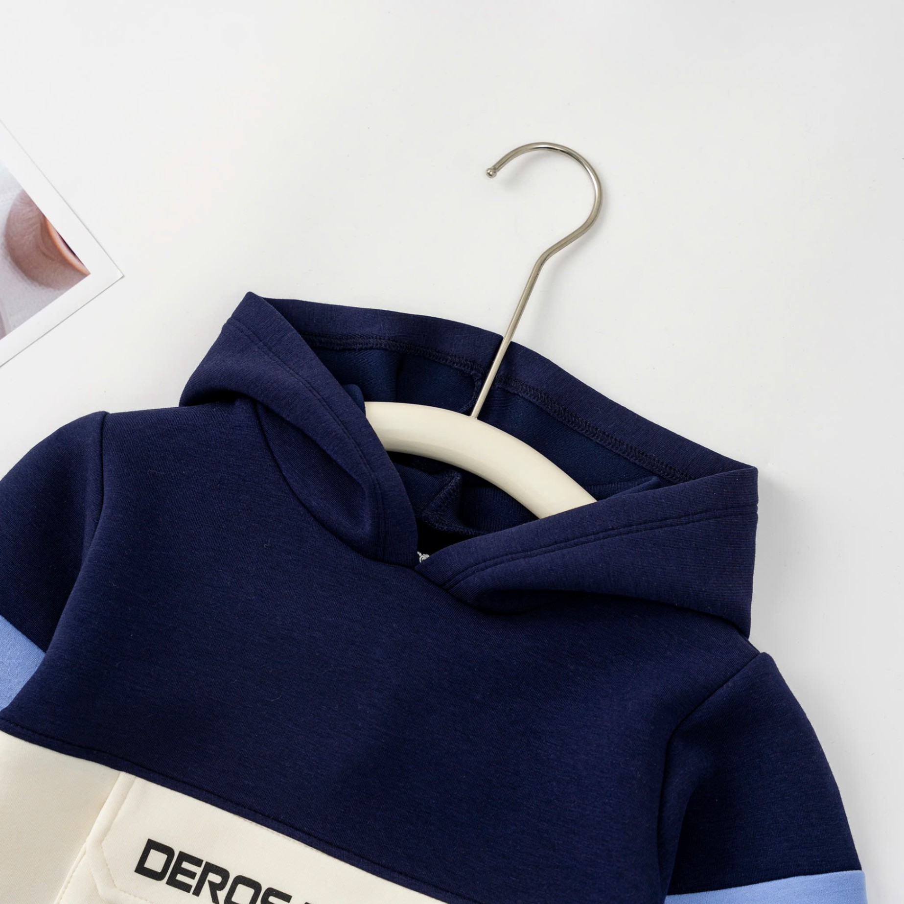 Bộ thu đông Hoodie BT (1-4Y) Xanh navy