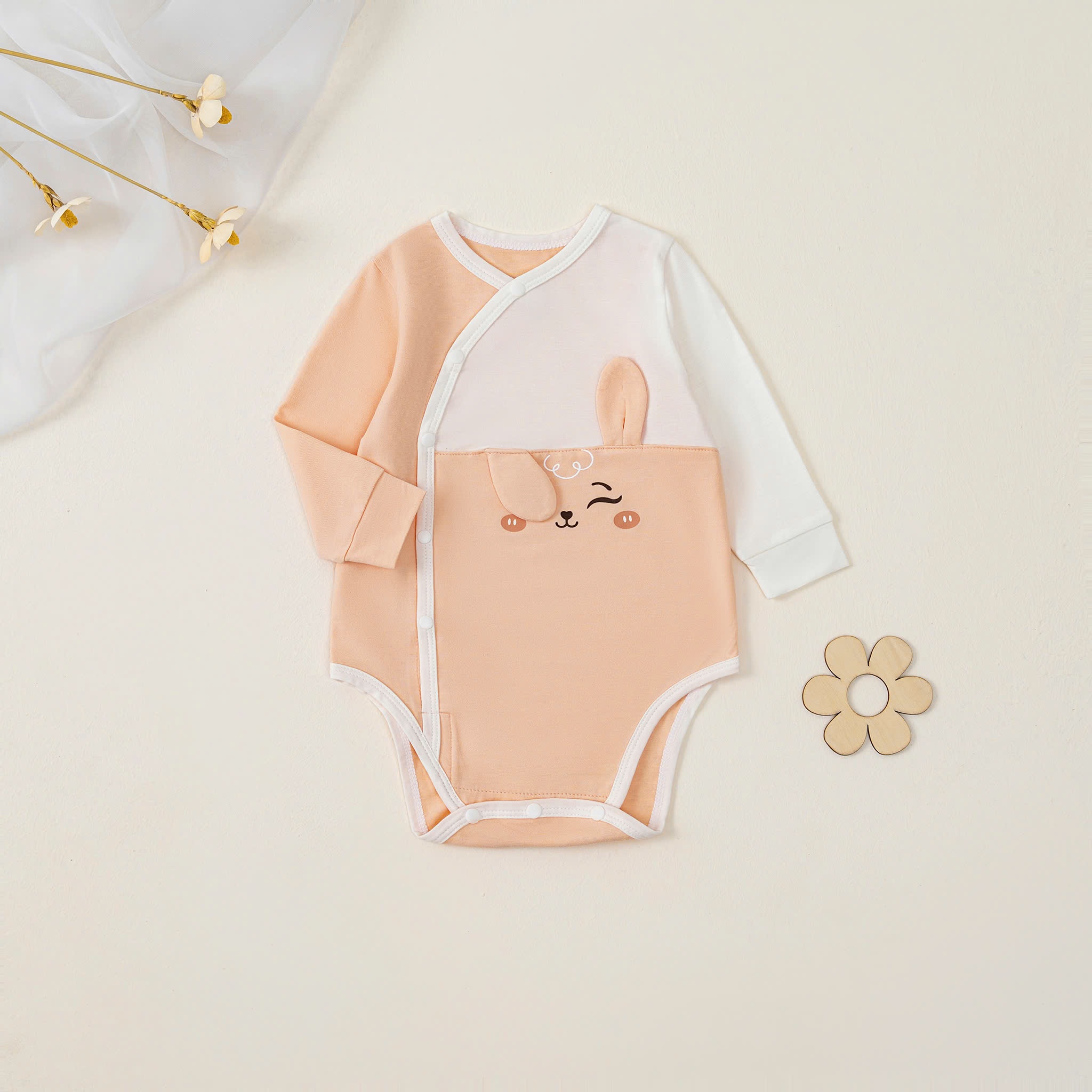 Body chip SS DT BG (3-12M) Hồng