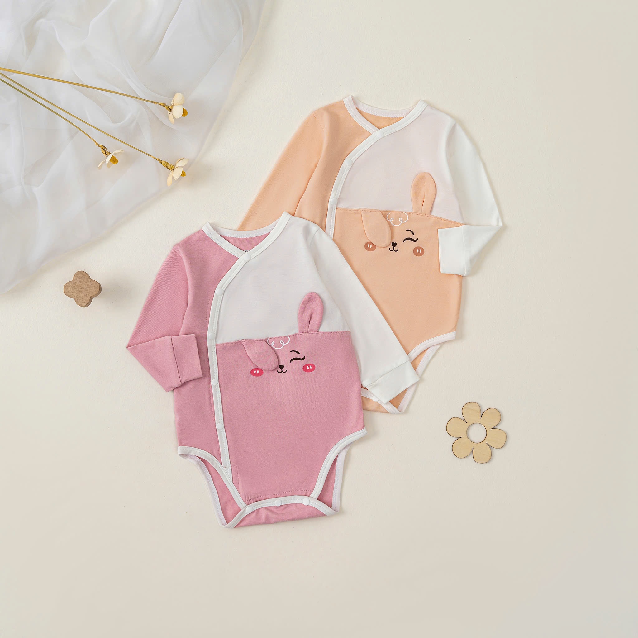 Body chip SS DT BG (3-12M) Hồng