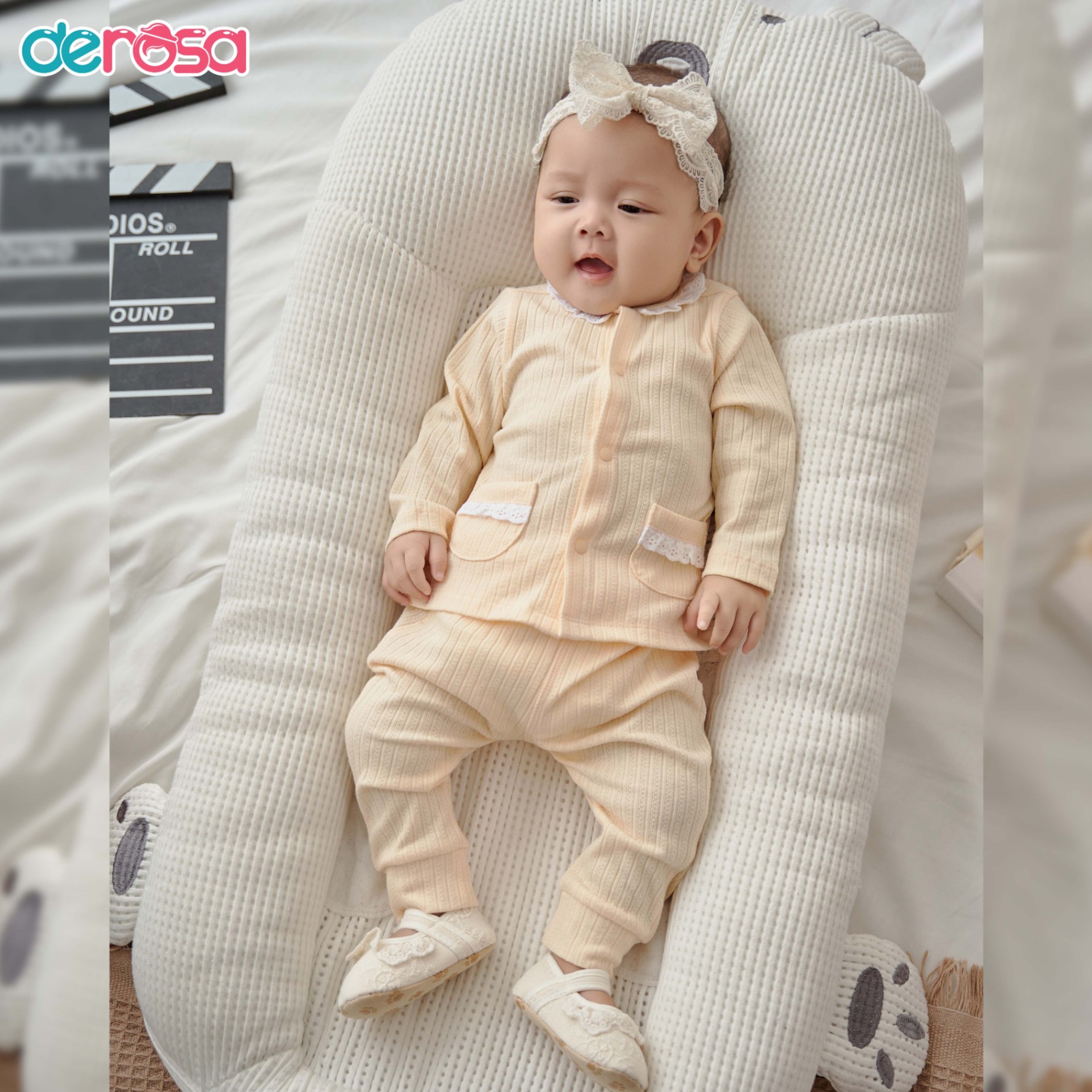 Bộ SS cài giữa DT BG (0-9M) Hồng