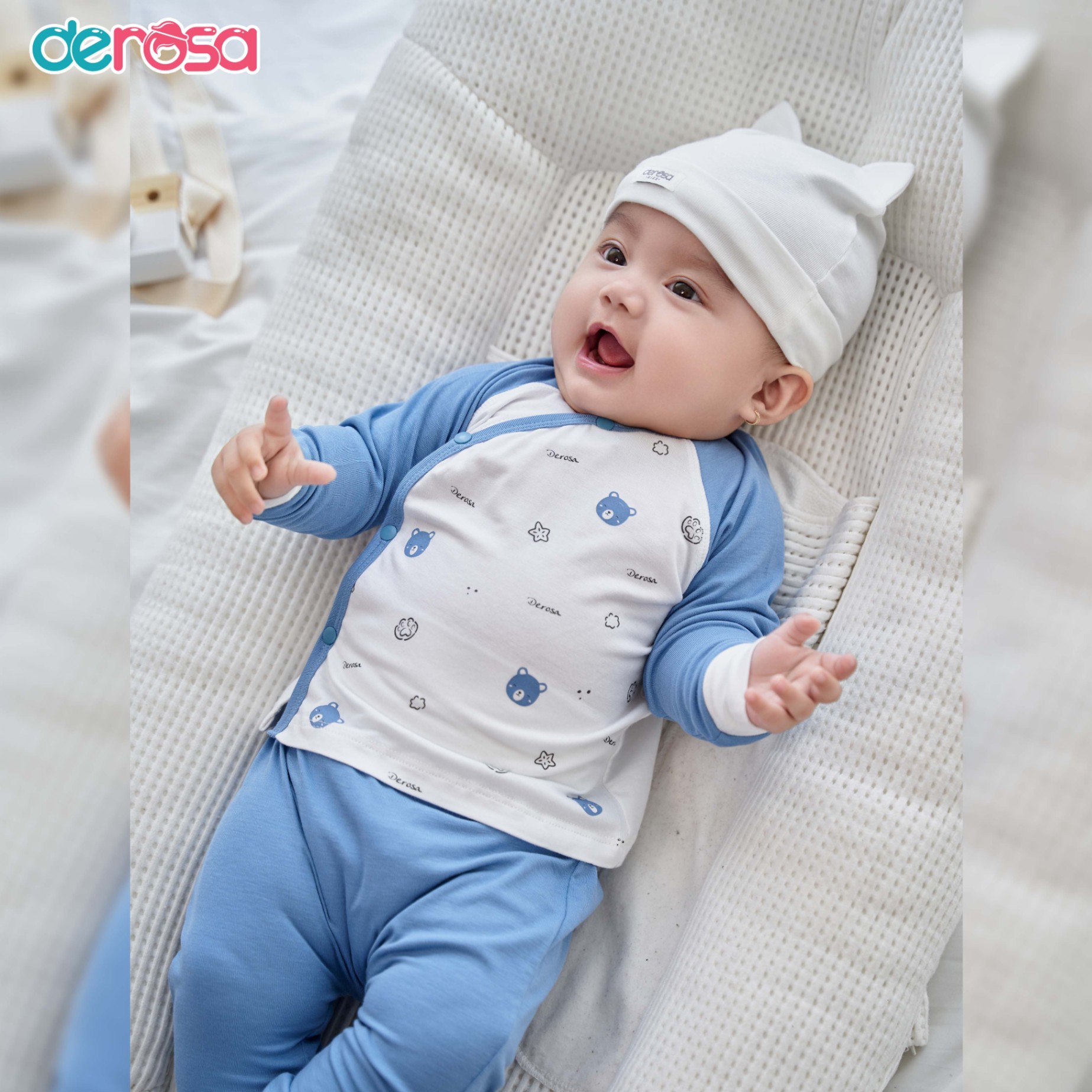 Bộ SS cài lệch BT (0-6M) Vàng