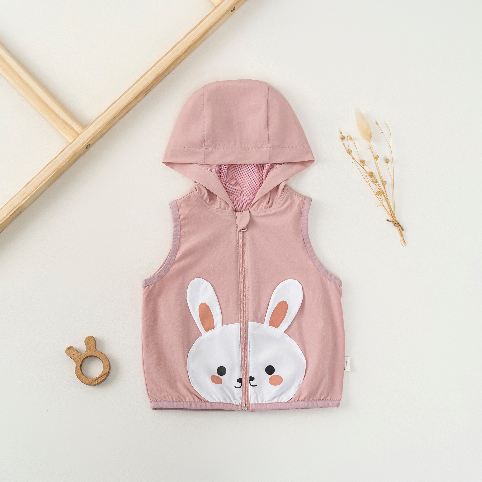 Áo gile gió BG (6-36M) Hồng