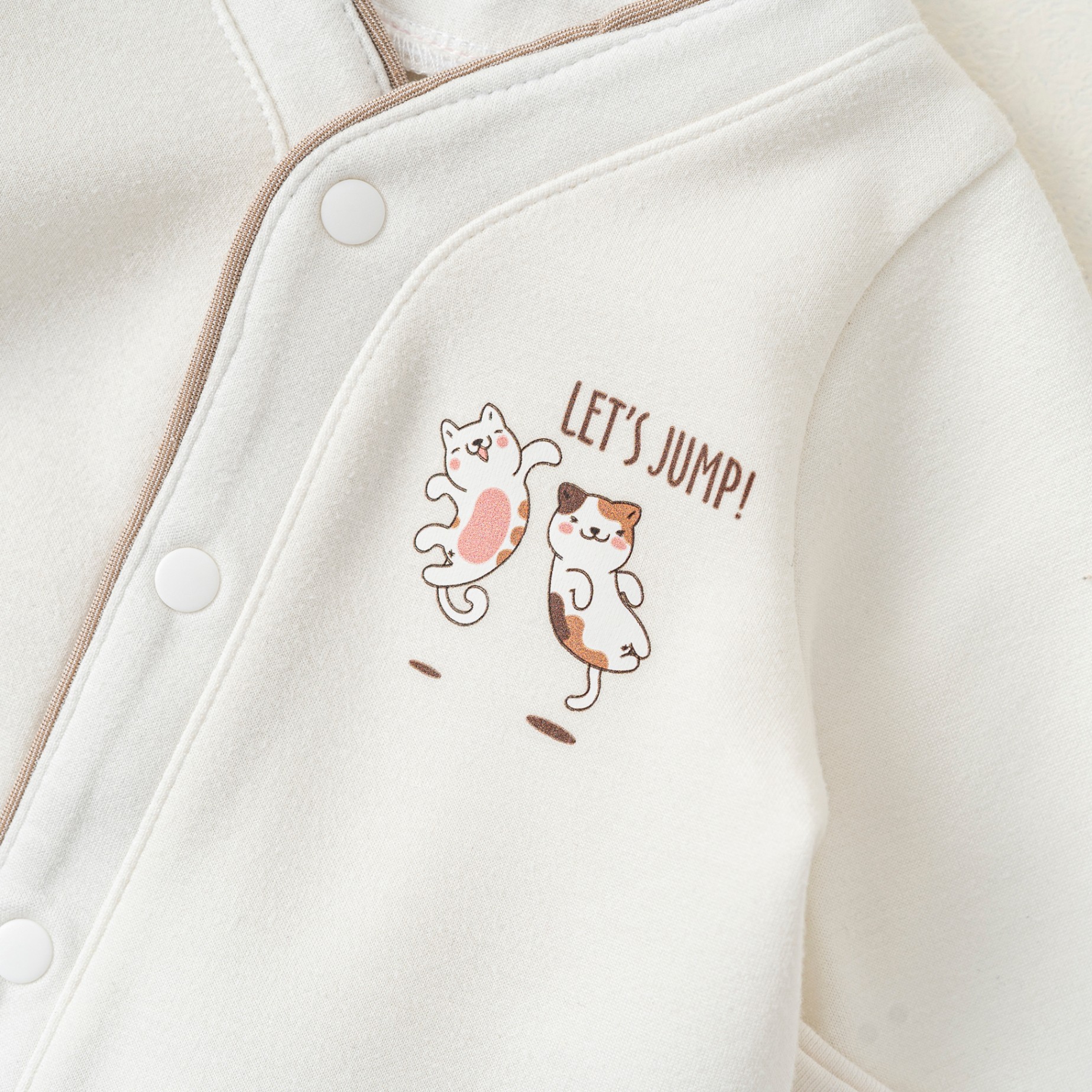 Bộ SS cài giữa DT (0-6M) Trắng