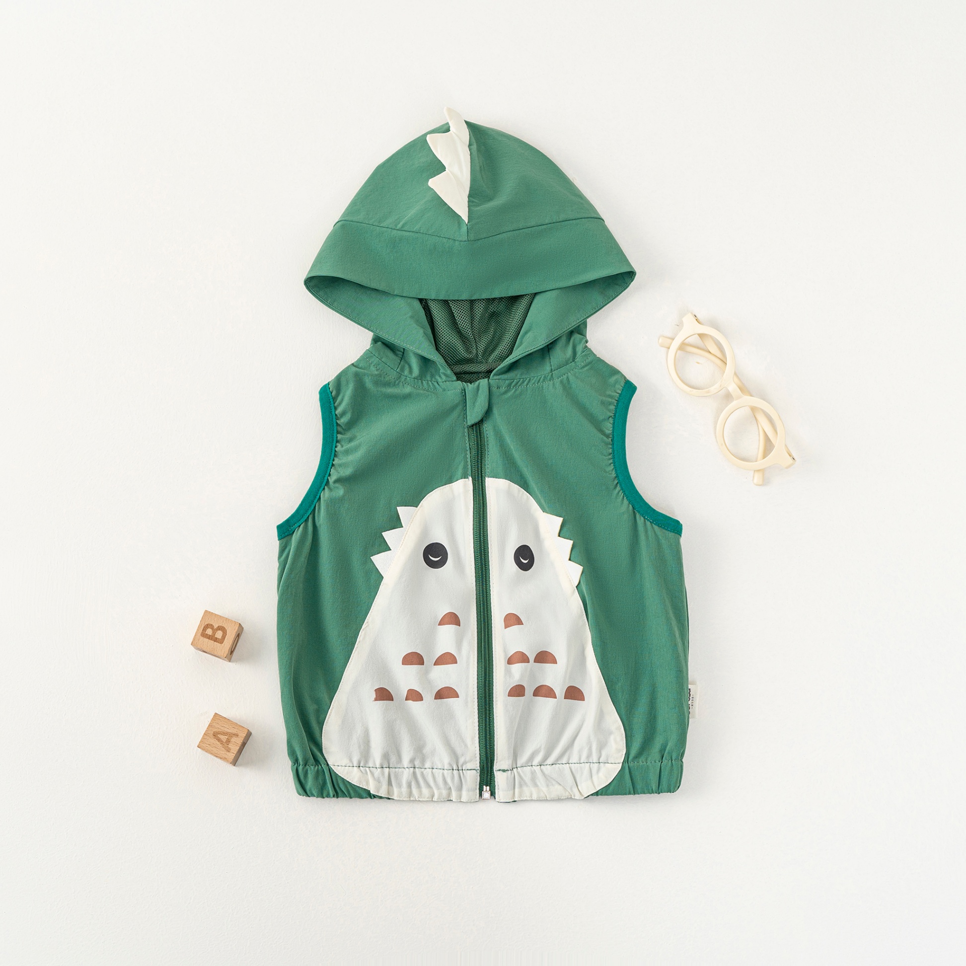 Áo gile gió BT (6-36M) Xanh Green