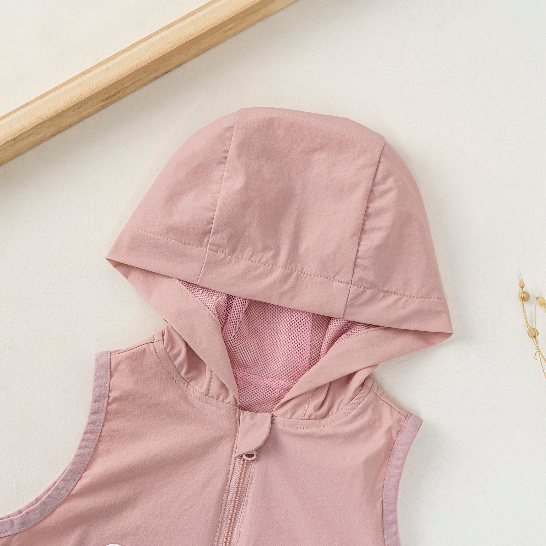 Áo gile gió BG (6-36M) Hồng