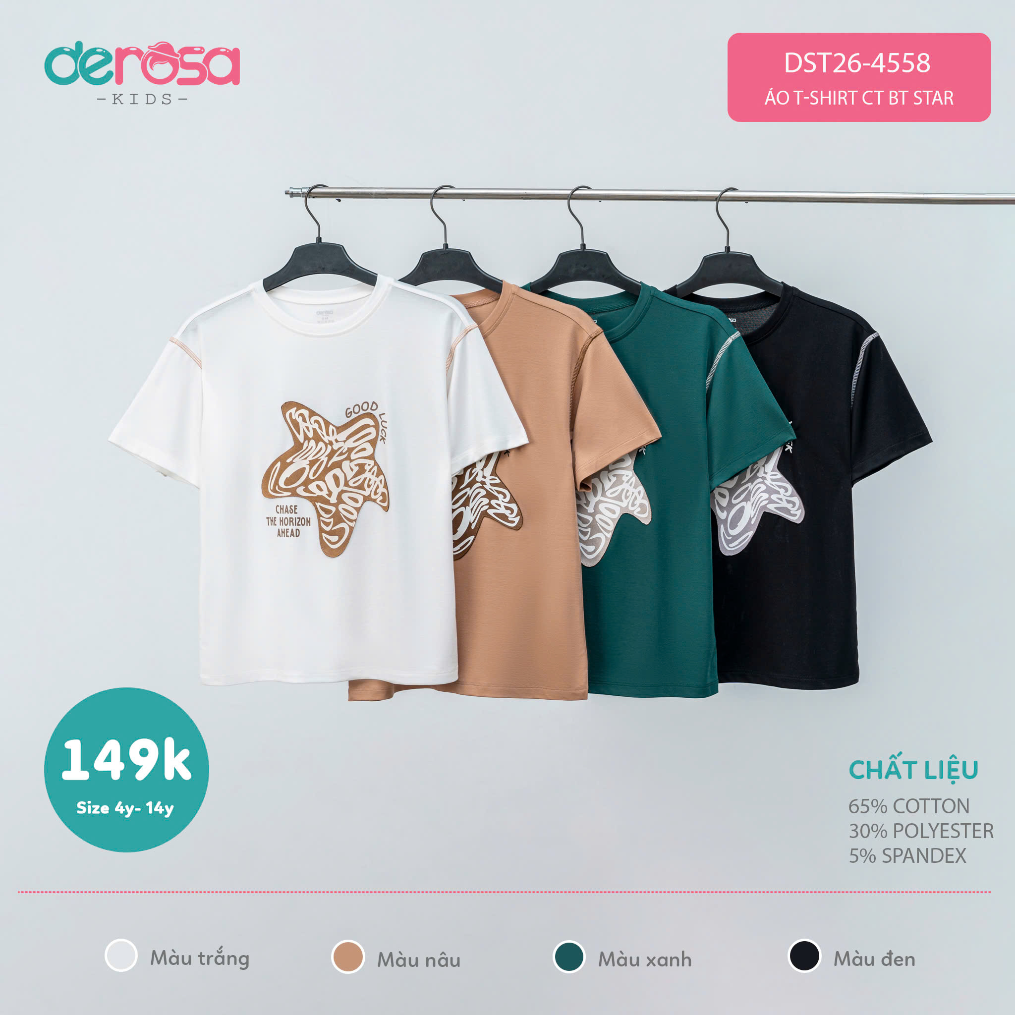 Áo T-Shirt CT BT Star (4-14Y)
