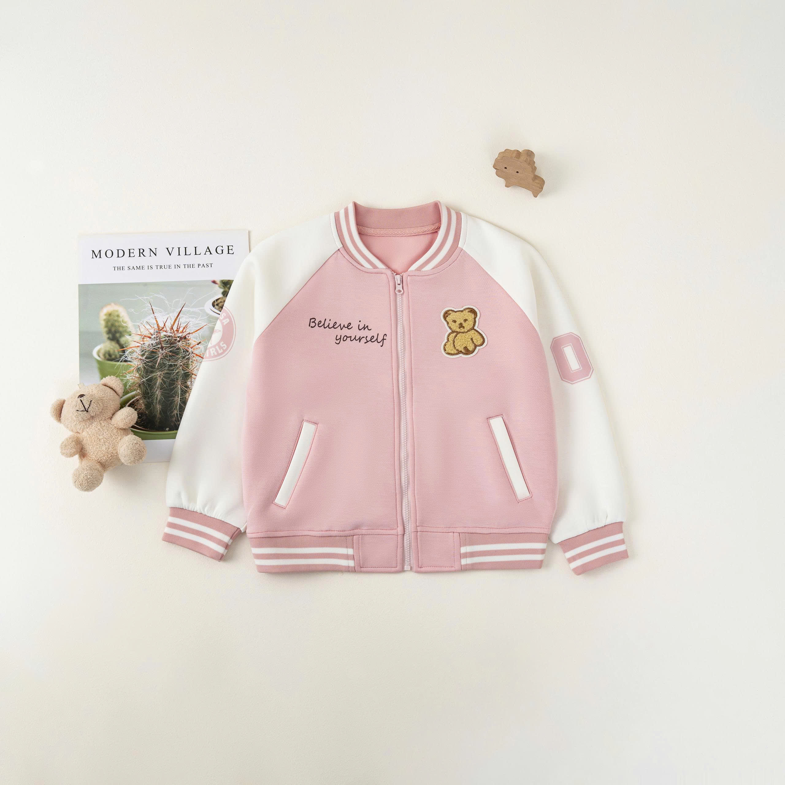 Áo khoác Bomber (1-4Y) Đỏ