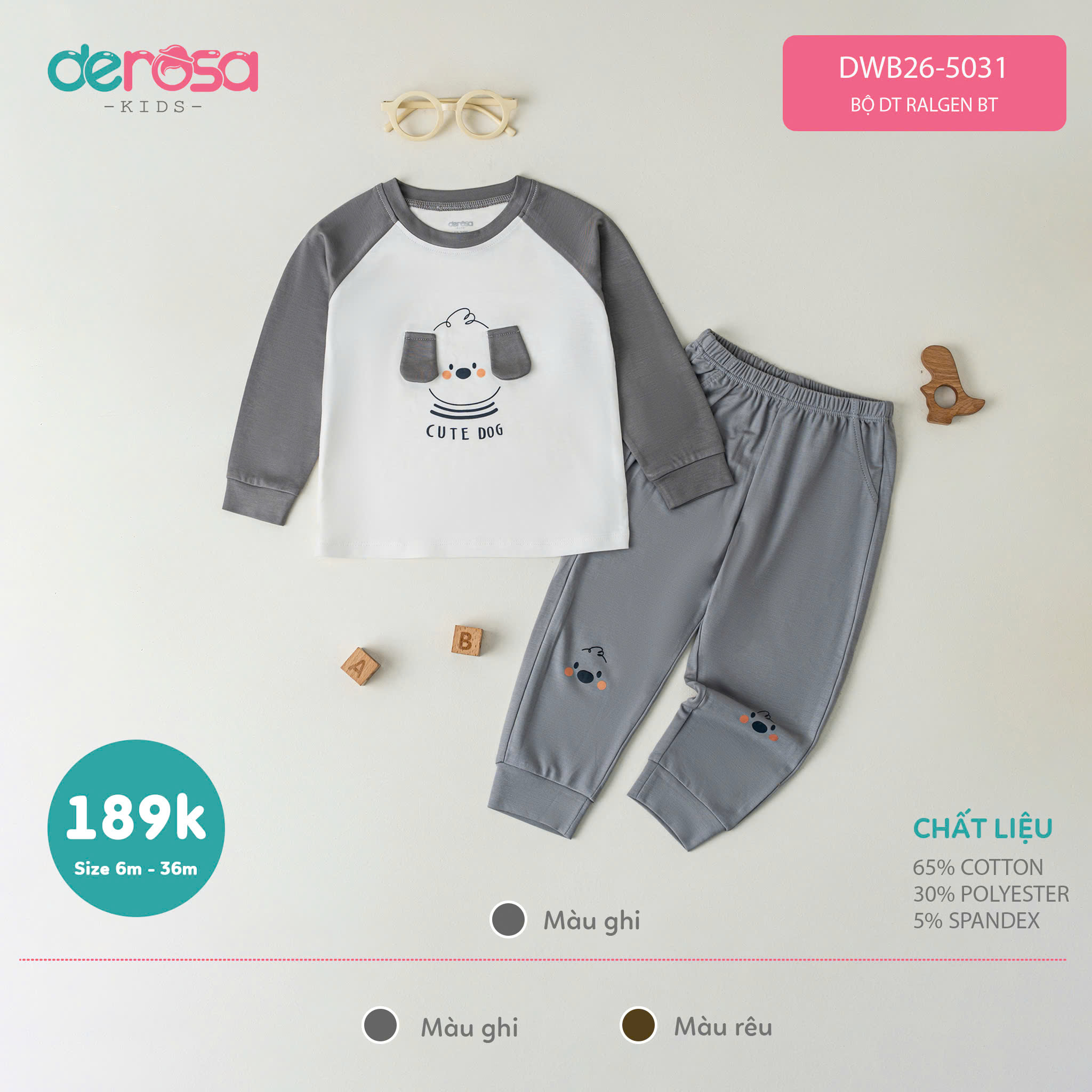 BỘ DT RALGEN BT (6-36M) - RÊU