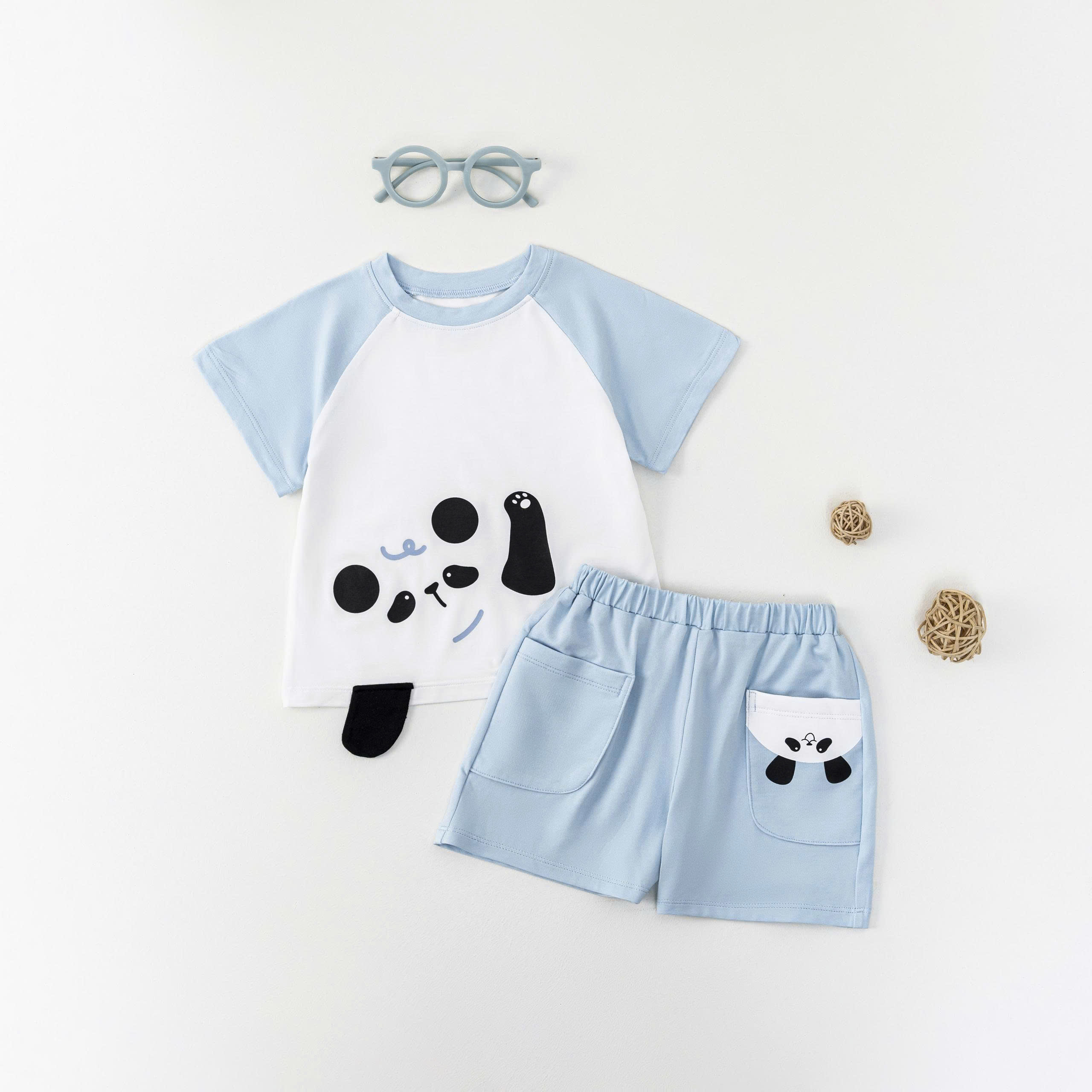 Bộ CT Panda (6-36M) - Xanh