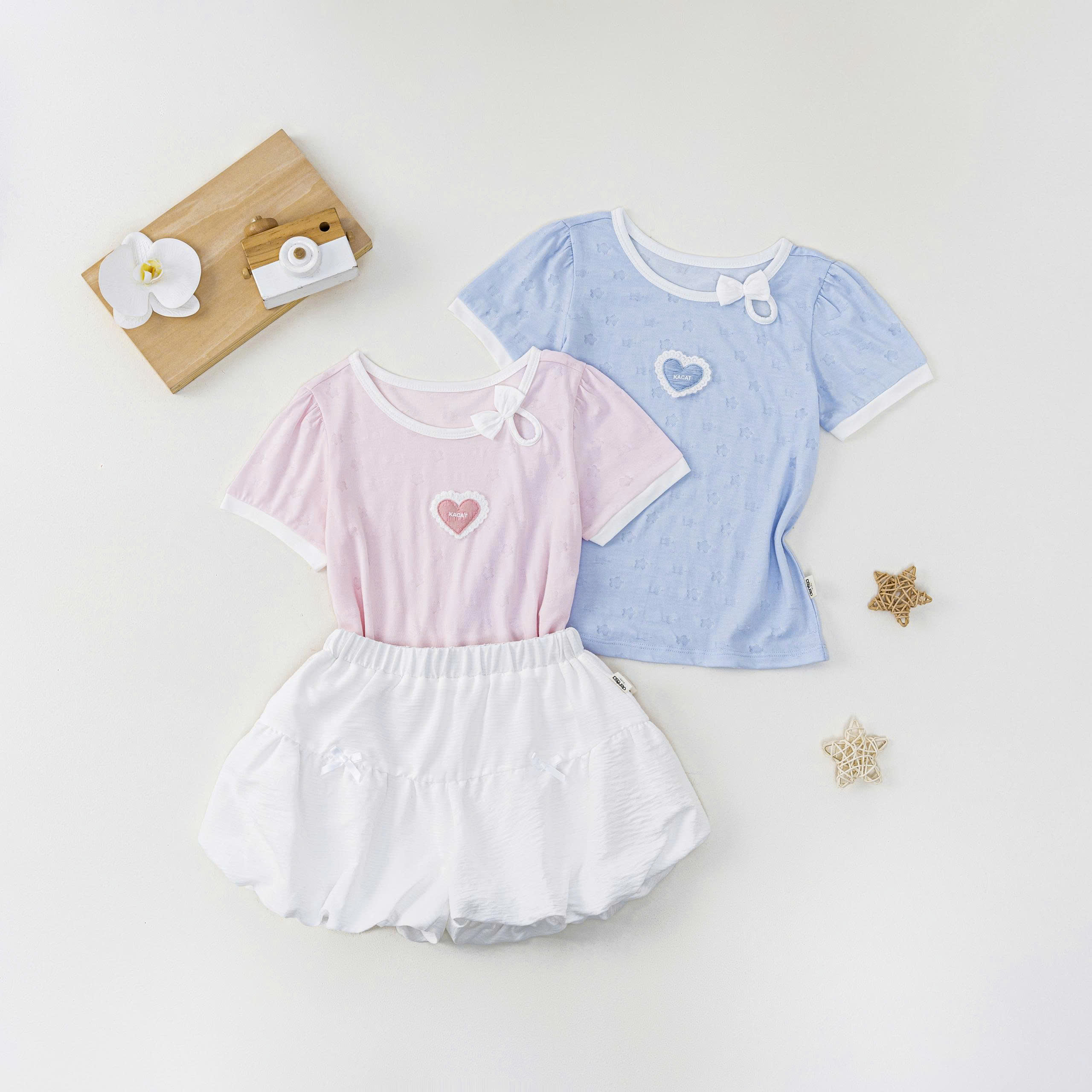 Bộ CT quần bí (1-4Y) - Xanh