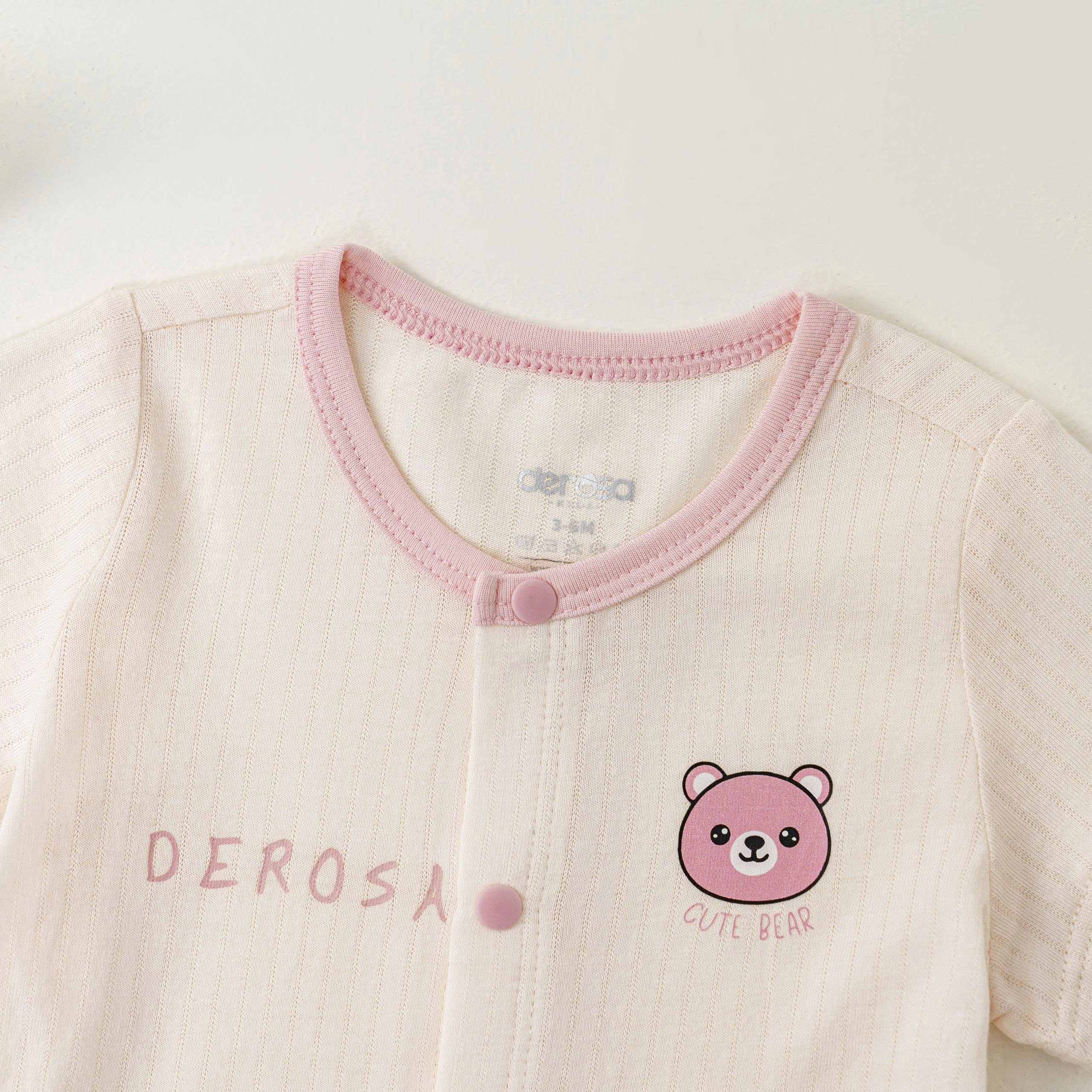 Bộ cộc tay ss (0-6M) Hồng