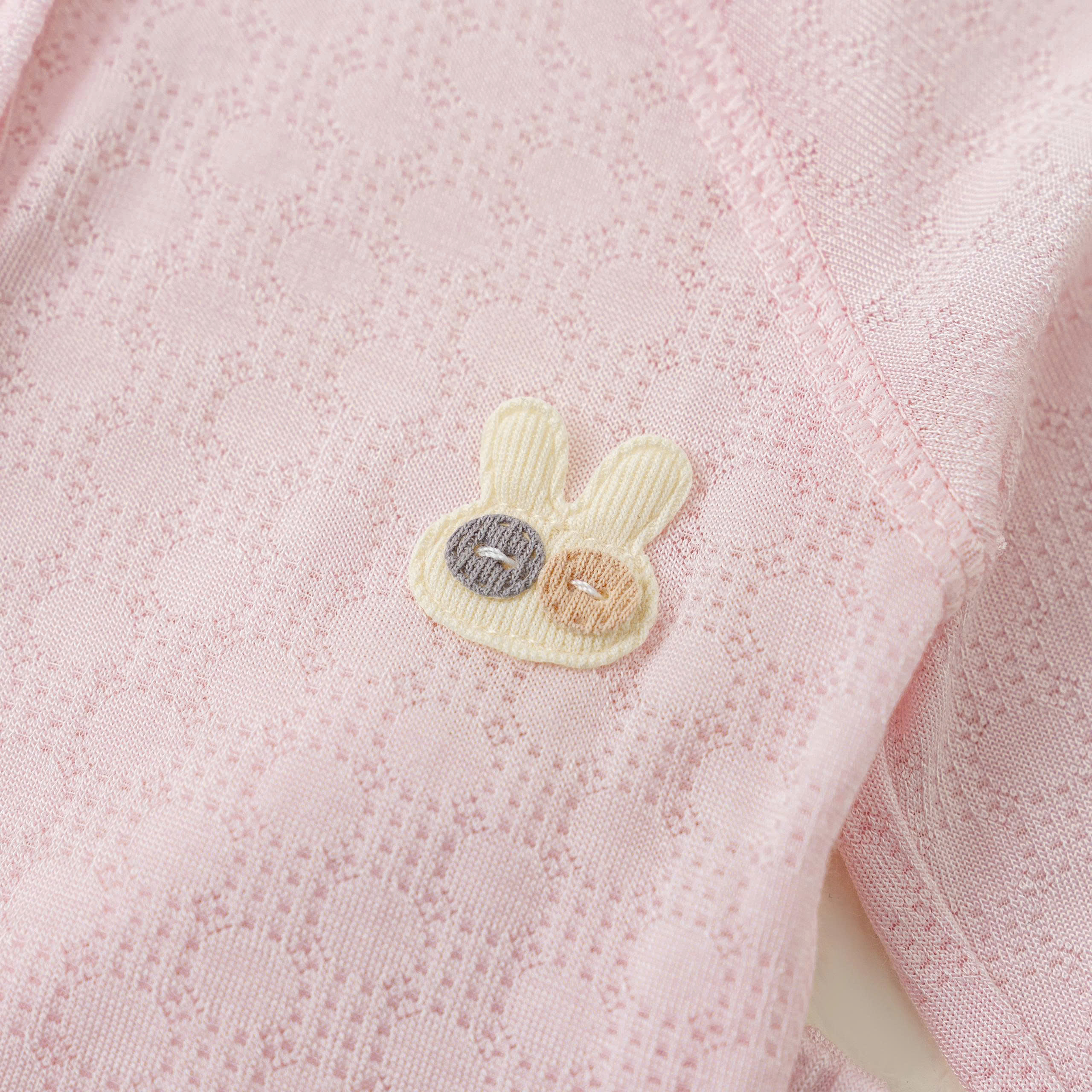 Bộ ss cài giữa DT (0-6M)Hồng