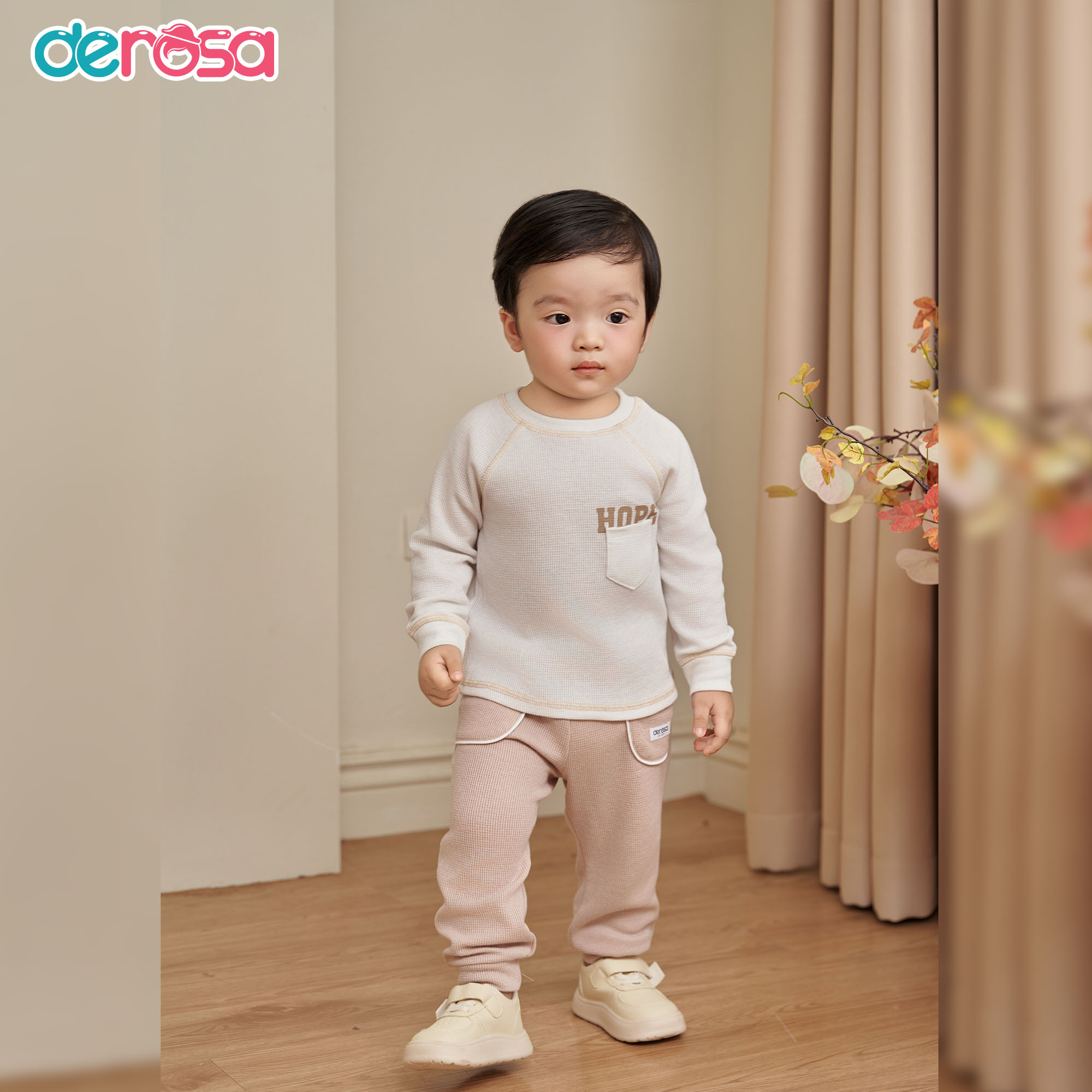 DWB25-3866 (9-36M)  Bộ thu đông BT  Nâu