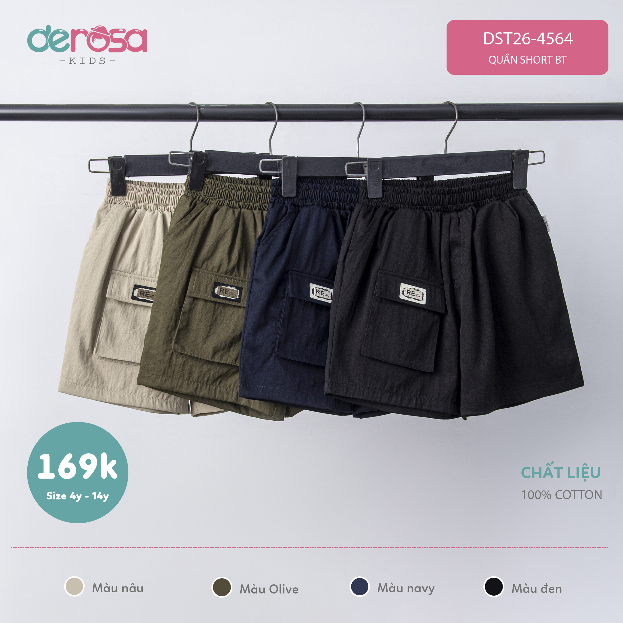 QUẦN SHORT BT (4-14Y)