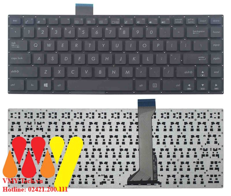 Bàn Phím Laptop Asus E402 E402M E402MA E402S E402SA E402BA LED