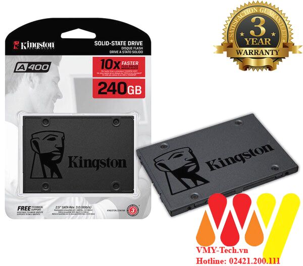 Ô cứng SSD Kingston 240GB SATA III Chính hãng - BH 3 năm