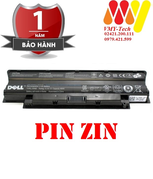 Pin laptop Dell 14R N4110 N4010 13R N3010 N3520 4110 4010 ZIN