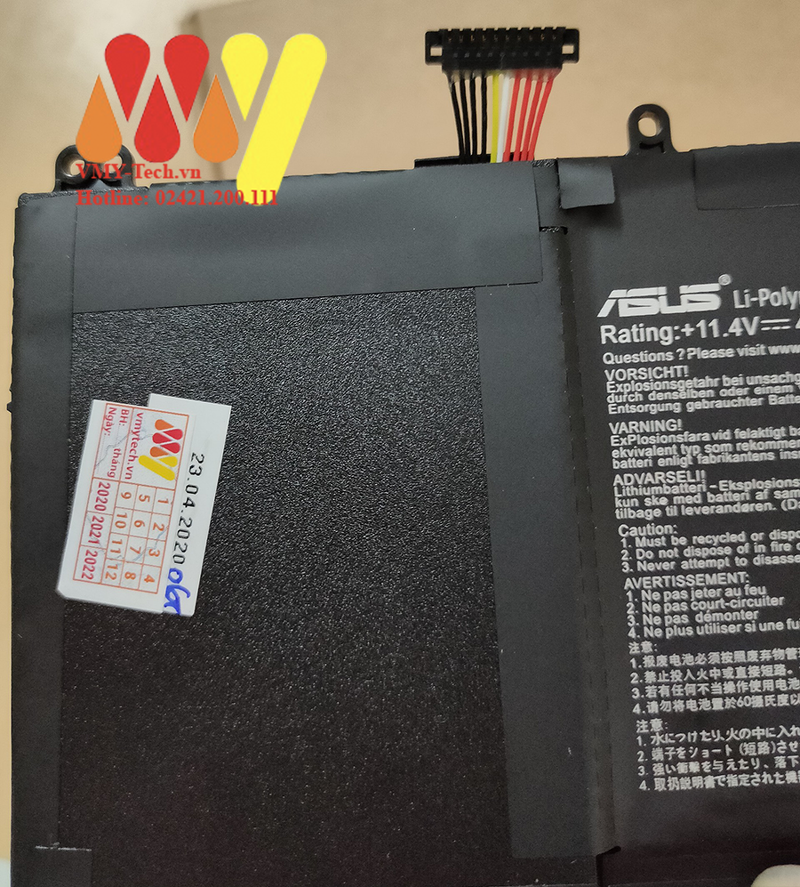 Pin Laptop ASUS VivoBook R553L R553LN
