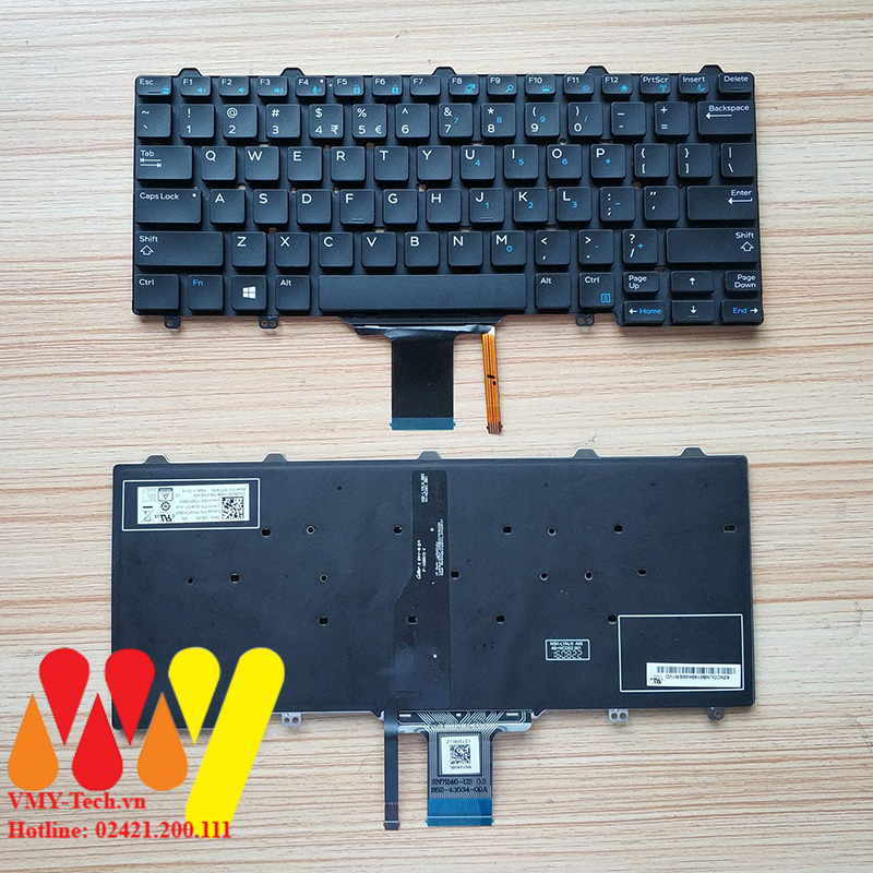 Bàn phím laptop Dell Latitude E7250 E7270 5270 7275 E5250 XPS 9250 LED