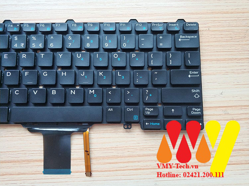Bàn phím laptop Dell Latitude E7250 E7270 5270 7275 E5250 XPS 9250 LED