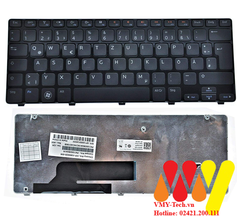 Bàn Phím Laptop Dell Inspiron 1120 1122 M101Z M102Z 11z-1121