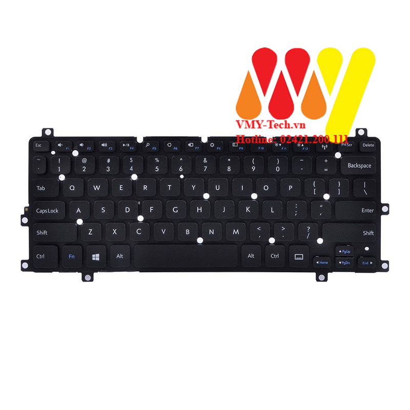 Bàn Phím Laptop Dell Inspiron 11 3000 3152 3157 11-3152 11-3157 0H22G2 HV136602AS 1H V136602A V136602AS1 PK130S81A00