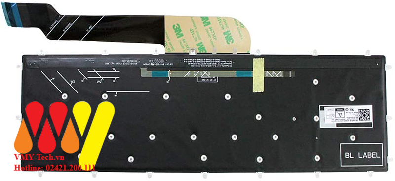 Bàn phím laptop Dell G3 G5 G7 3579 3590 3779 5587 7588