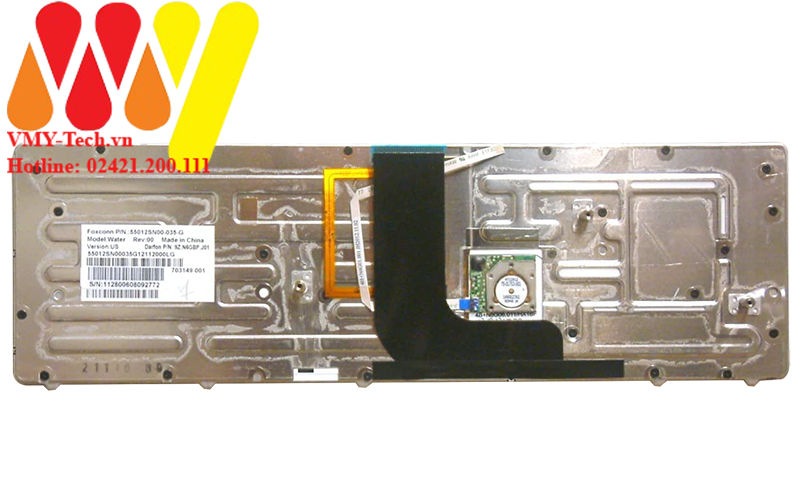 Bàn phím Laptop Hp Elitebook 8560W 8570W ZIN LED