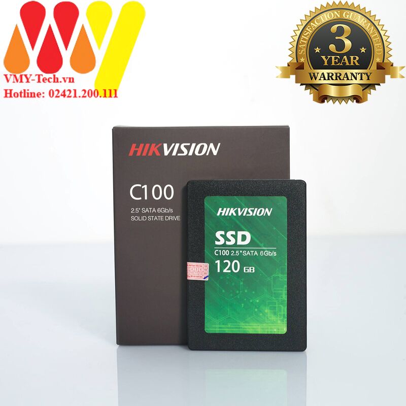 Ổ cứng SSD Hikvision 120GB SATA III Chính hãng - BH 3 năm