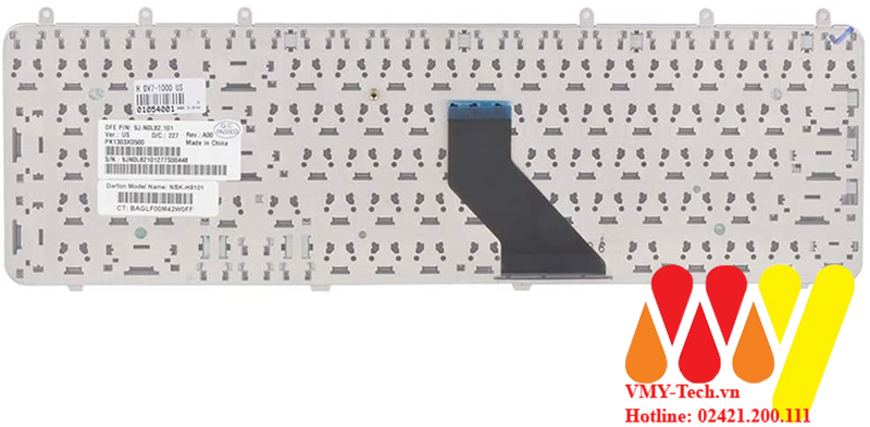 Bàn phím laptop HP DV7-1200 DV7-1500 DV7-1240 DV7-2000 DV7-1270 DV7Z DV7T Màu Bạc