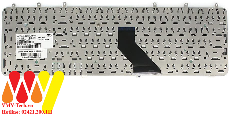 Bàn phím laptop HP DV7-1200 DV7-1500 DV7-1240 DV7-2000 DV7-1270 DV7Z DV7T Màu Đồng