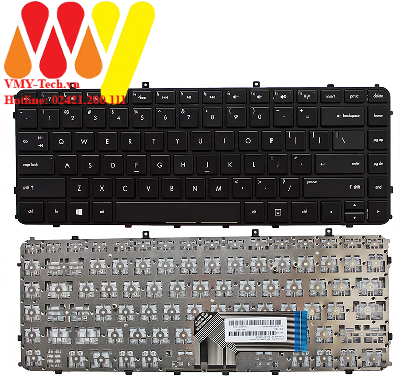 Bàn phím laptop HP Envy4 Envy 4-1040tx 4-1039tx 4-1041tx ENVY 4-1102XX ENVY 4-1105DX Envy 4-1105tu Envy4-1106tx Ultrabook 4-1005xx 4-1052tx Sleekbook