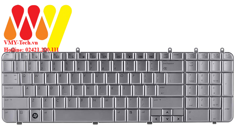 Bàn phím laptop HP DV7 DV7-1000 DV7-1444 DV7-1267 DV7-1270 DV7-1100 Màu Bạc