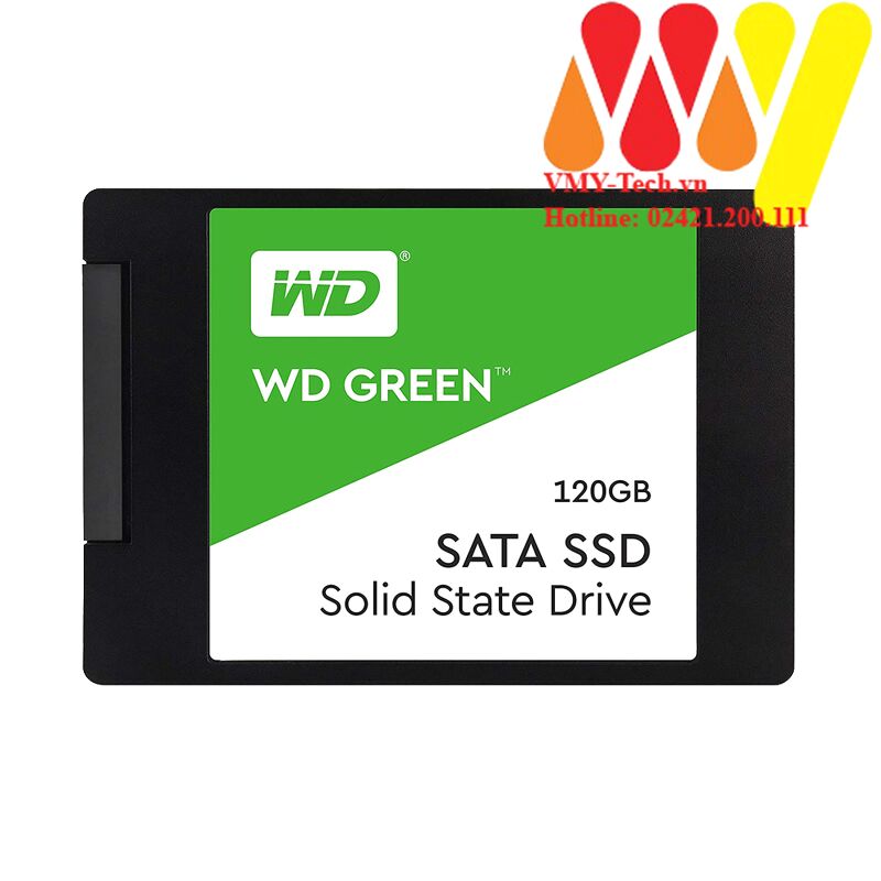 Ổ cứng SSD WD Green 120GB SATA III Chính Hãng - BH 3 năm