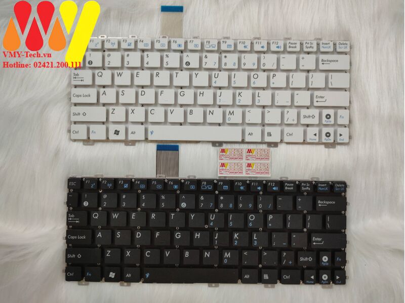 Bàn phím Laptop Asus Eee PC X101 X101H X101CH 1011CX 1011PX Màu Trắng