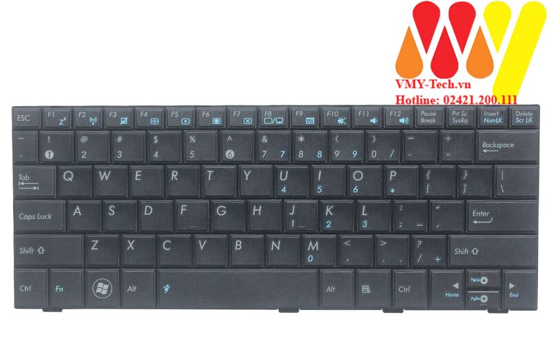 Bàn phím Laptop Asus Eee PC 1001HA 1001PX 1001PXD 1005HA 1005PPXD