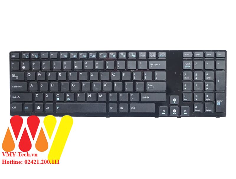 Bàn phím laptop ASUS K93 K93SM K93SV K95 K95VB K95VJ K95VM X93 X93SM X93SV