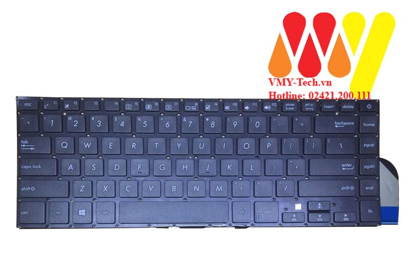 Bàn phím laptop Asus Vivobook A407 A407M A407U X407 X407M X407U – X407 Cáp cong dài