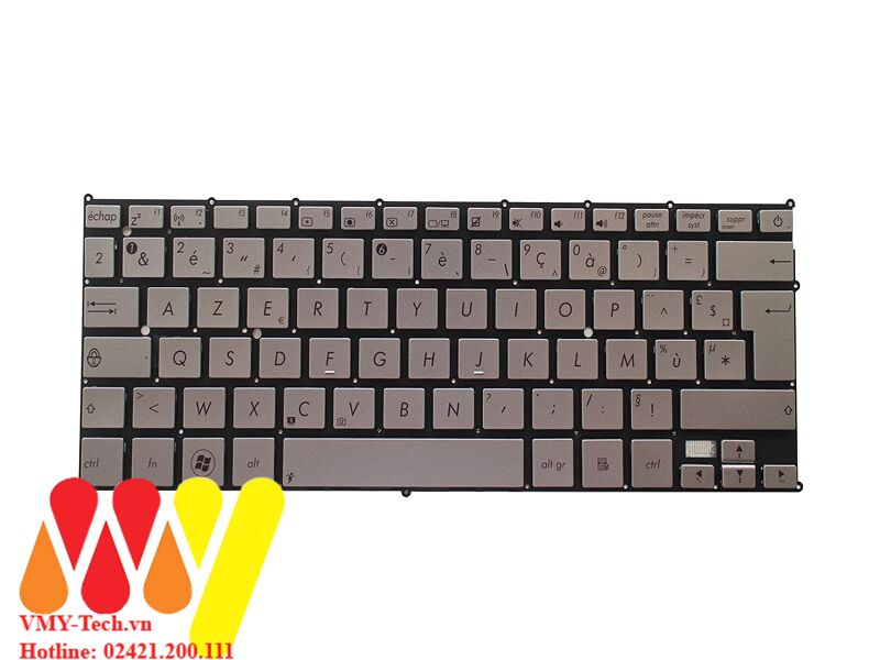 Bàn phím Laptop Asus Zenbook UX21 UX21-ESL4 UX21A UX21A-BHI7 UX21E UX21E-DH52 UX21A-E5102H UX21A-R7102F UX21E-DH71 BẠC