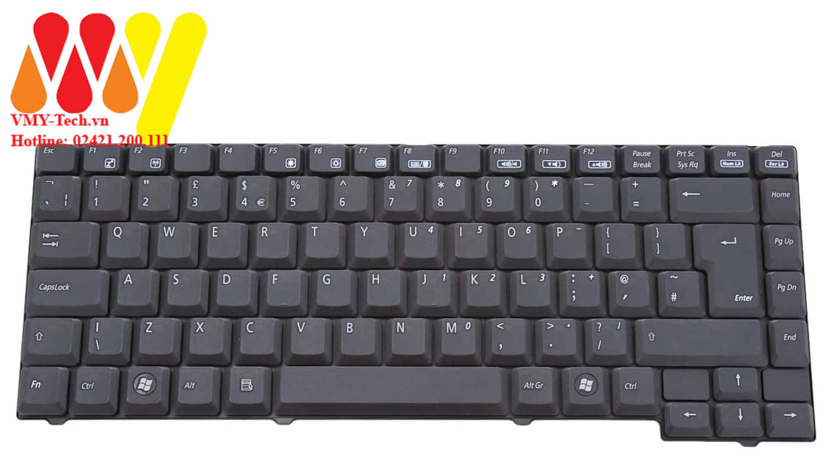 Bàn Phím Laptop Asus X51 X51L X51R X51RL X50 Z94 Z94G Z94L Z94Rp V011162CS1 A9 A9RP A9T X58 X58C X58L X58LE